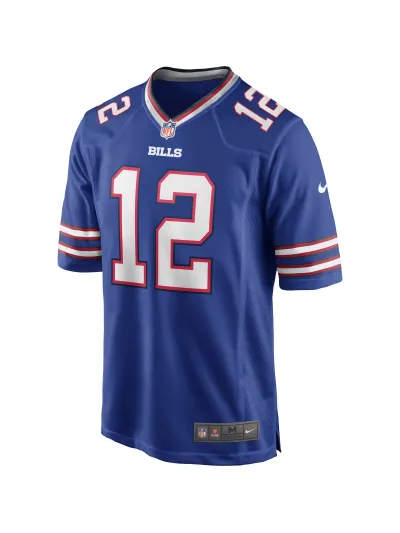Men's Buffalo Bills Jim Kelly Nike Royal Game Retired Player Jersey 02