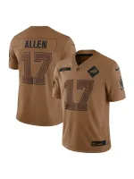 Men's Buffalo Bills Josh Allen Nike Brown 2023 Salute To Service Limited Jersey
