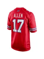 Men's Buffalo Bills Josh Allen Nike Red Alternate Game Player Jersey