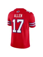 Men's Buffalo Bills Josh Allen Nike Red Vapor F.U.S.E. Limited Jersey