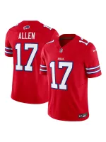Men's Buffalo Bills Josh Allen Nike Red Vapor F.U.S.E. Limited Jersey