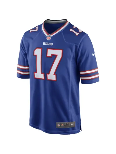 Men's Buffalo Bills Josh Allen Nike Royal Team Game Player Jersey 02