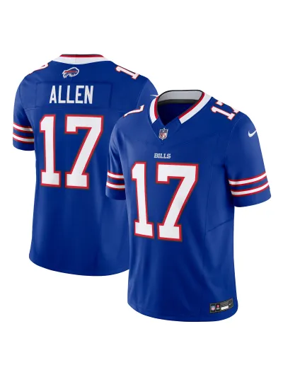 Men's Buffalo Bills Josh Allen Nike Royal Vapor F.U.S.E. Limited Jersey 01