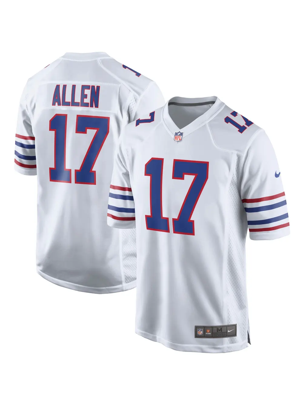 Men's Buffalo Bills Josh Allen Nike White Alternate Game Player Jersey