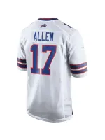Men's Buffalo Bills Josh Allen Nike White Game Player Jersey