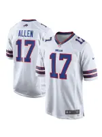 Men's Buffalo Bills Josh Allen Nike White Game Player Jersey