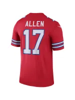Men's Buffalo Bills Nike Josh Allen Red Color Rush Legend Jersey
