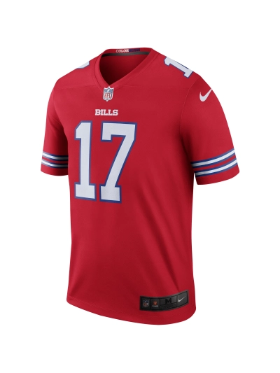 Men's Buffalo Bills Nike Josh Allen Red Color Rush Legend Jersey 02