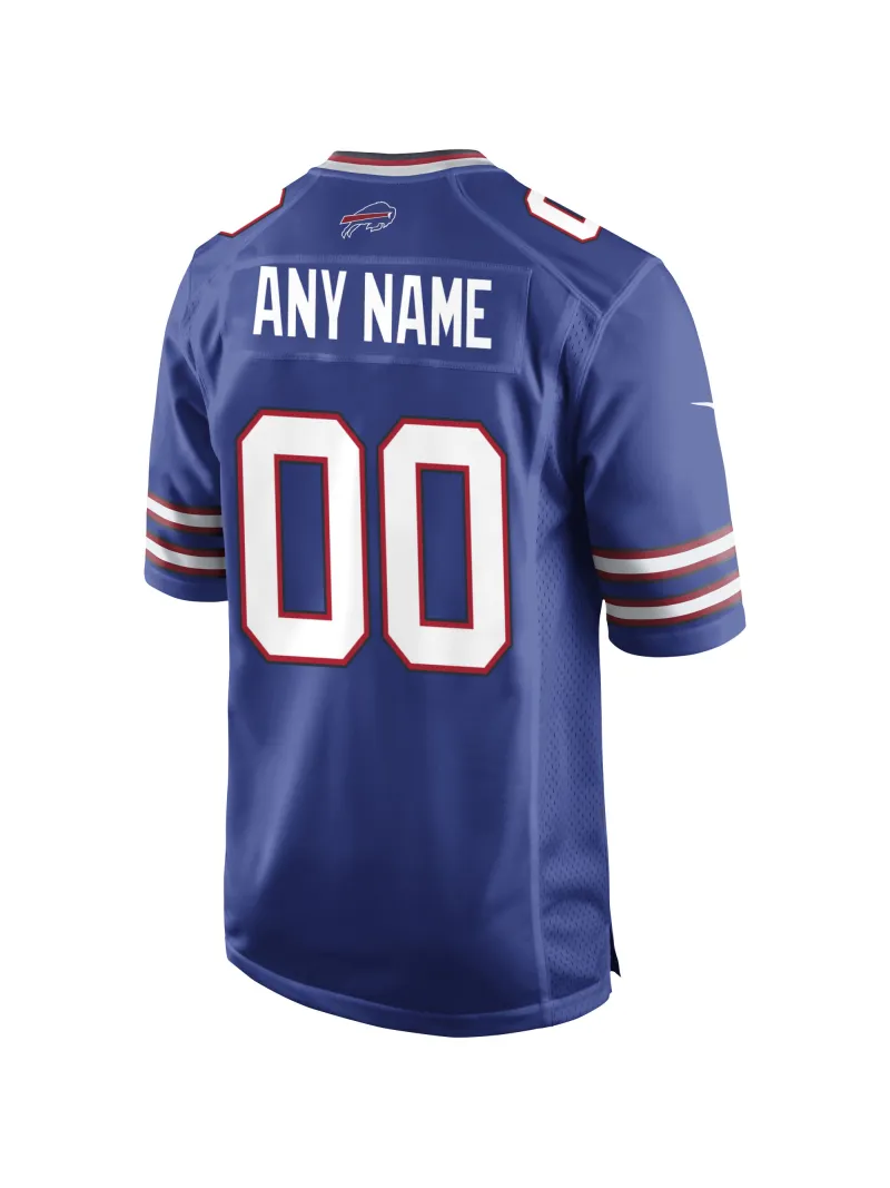 Men's Buffalo Bills Nike Royal Custom Game Jersey