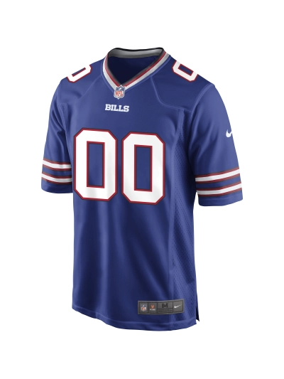 Men's Buffalo Bills Nike Royal Custom Game Jersey 02