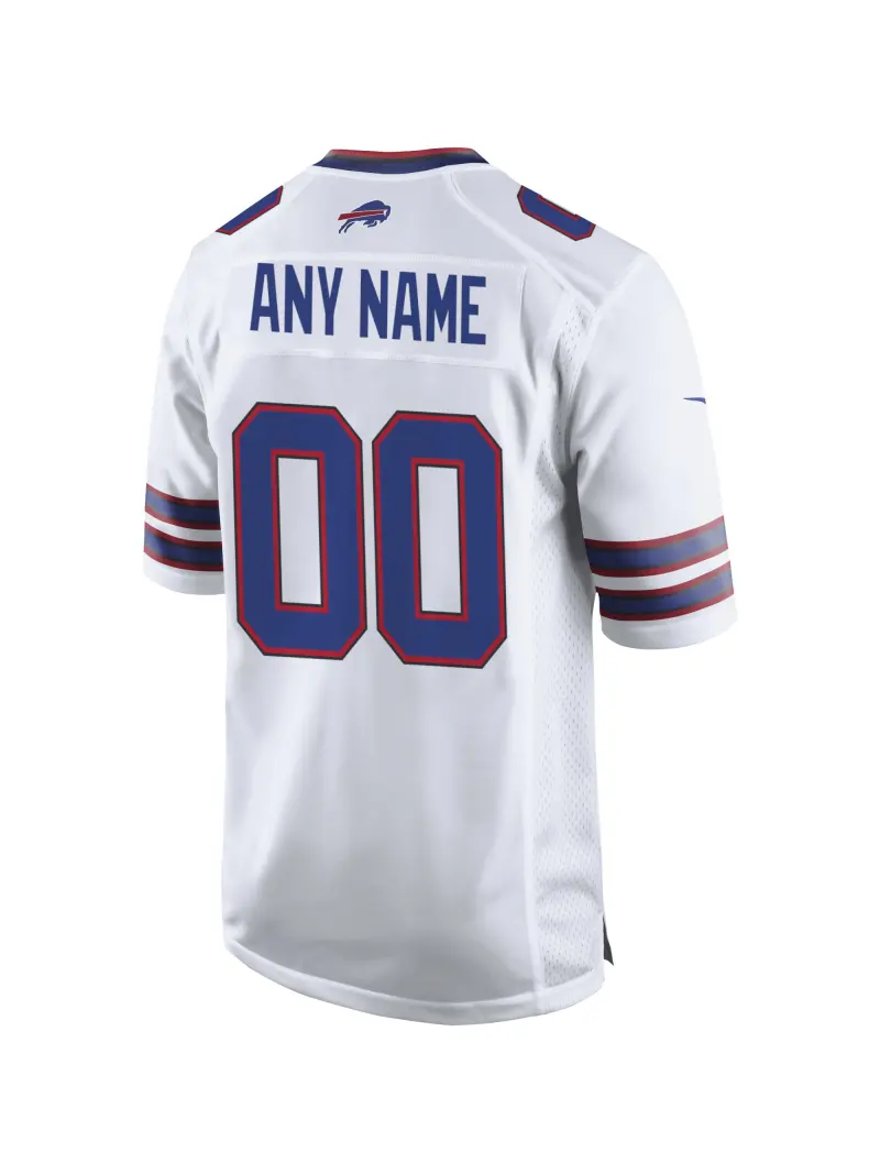 Men's Buffalo Bills Nike White Custom Game Jersey