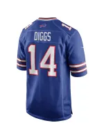 Men's Buffalo Bills Stefon Diggs Nike Royal Logo Game Player Jersey