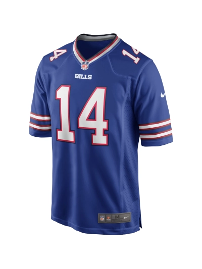 Men's Buffalo Bills Stefon Diggs Nike Royal Logo Game Player Jersey 02
