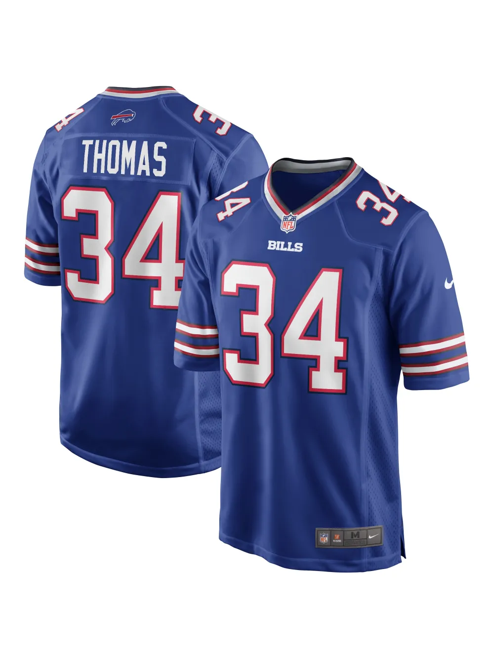 Men's Buffalo Bills Thurman Thomas Nike Royal Game Retired Player Jersey