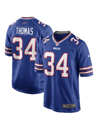 Men's Buffalo Bills Thurman Thomas Nike Royal Game Retired Player Jersey 01