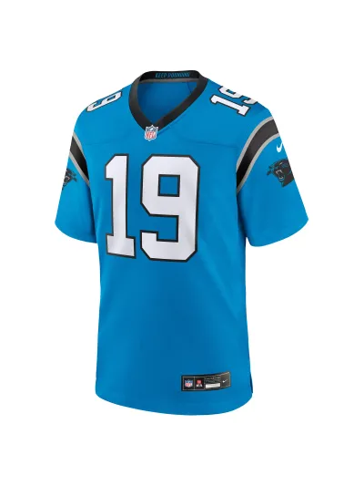 Men's Carolina Panthers Adam Thielen Nike Blue Alternate Game Jersey 02