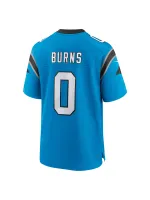 Men's Carolina Panthers Brian Burns Nike Blue Alternate Game Jersey