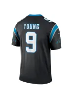 Men's Carolina Panthers Bryce Young Nike Black Legend Jersey