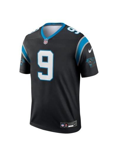 Men's Carolina Panthers Bryce Young Nike Black Legend Jersey 02