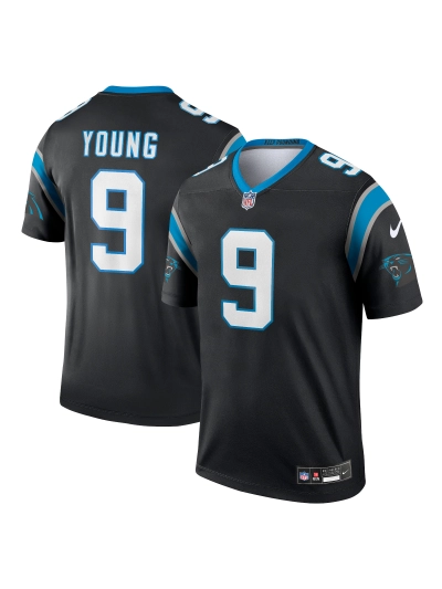 Men's Carolina Panthers Bryce Young Nike Black Legend Jersey 01