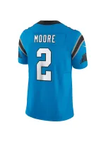 Men's Carolina Panthers D.J. Moore Nike Blue Vapor F.U.S.E. Limited Jersey