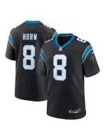 Men's Carolina Panthers Jaycee Horn Nike Black Game Jersey