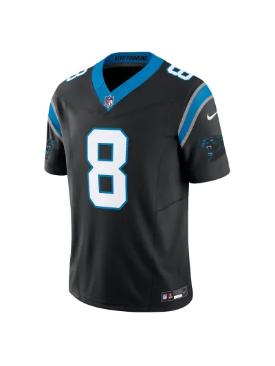 Men's Carolina Panthers Jaycee Horn Nike Black Vapor F.U.S.E. Limited Jersey 02