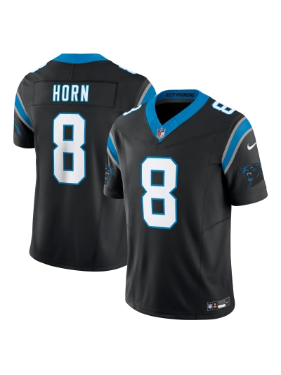 Men's Carolina Panthers Jaycee Horn Nike Black Vapor F.U.S.E. Limited Jersey 01