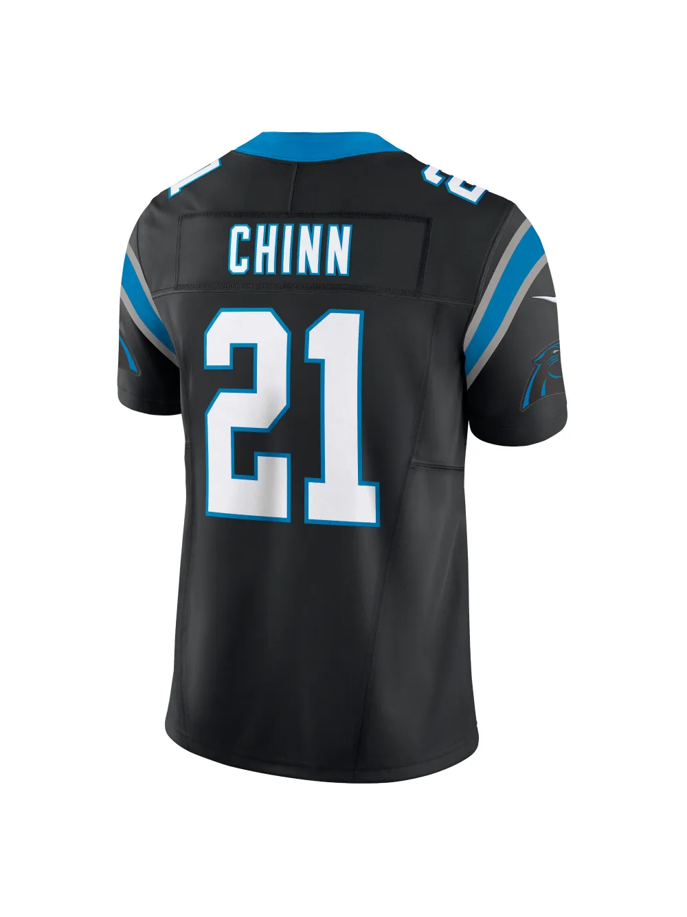 Men's Carolina Panthers Jeremy Chinn Nike Black Vapor F.U.S.E. Limited Jersey