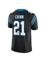 Men's Carolina Panthers Jeremy Chinn Nike Black Vapor F.U.S.E. Limited Jersey