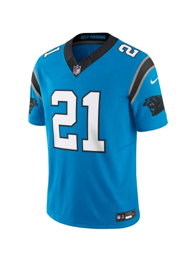 Men's Carolina Panthers Jeremy Chinn Nike Blue Vapor F.U.S.E. Limited Jersey 02