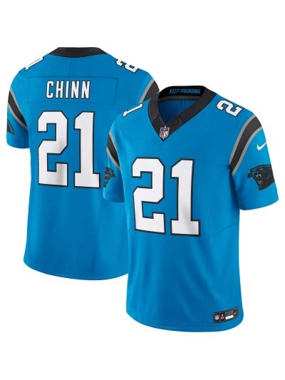 Men's Carolina Panthers Jeremy Chinn Nike Blue Vapor F.U.S.E. Limited Jersey 01