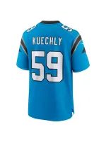 Men's Carolina Panthers Luke Kuechly Nike Blue Retired Player Game Jersey
