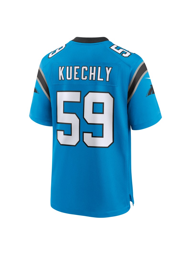 Men's Carolina Panthers Luke Kuechly Nike Blue Retired Player Game Jersey