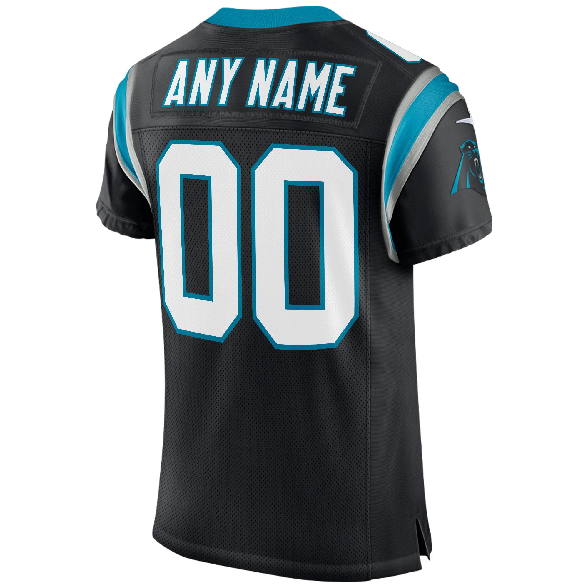 Men's Carolina Panthers Nike Black Classic Custom Elite Jersey