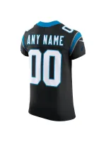 Men's Carolina Panthers Nike Black Vapor F.U.S.E. Elite Custom Jersey