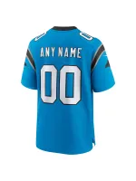 Men's Carolina Panthers Nike Blue Alternate Custom Game Jersey