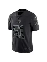 Men's Carolina Panthers Sam Mills Nike Black Retired Player RFLCTV Limited Jersey