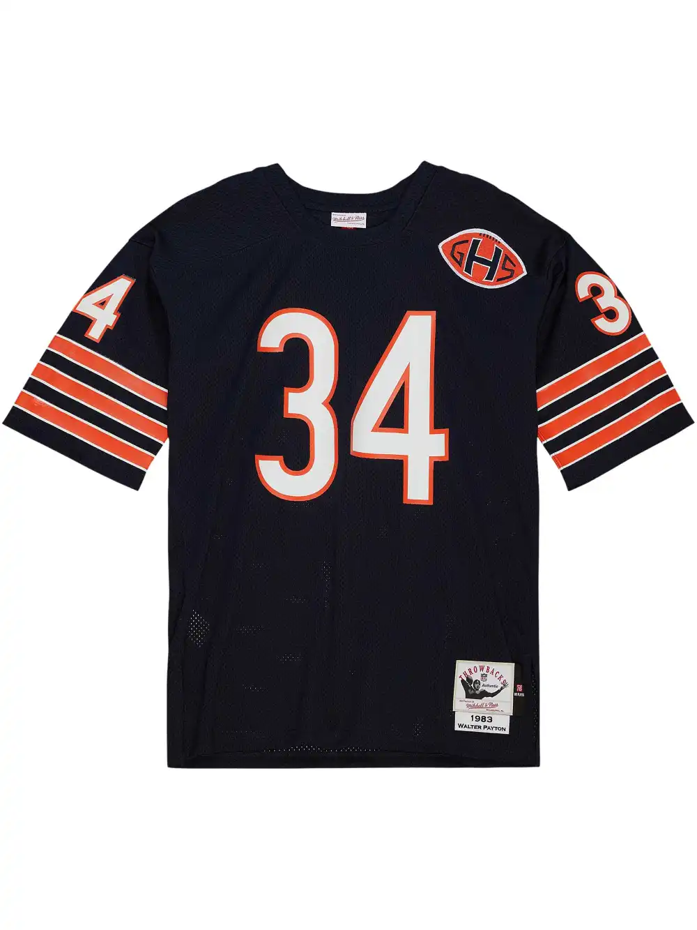 Men's Chicago Bears 1983 Walter Payton Mitchell & Ness Navy Authentic Throwback Retired Player Jersey