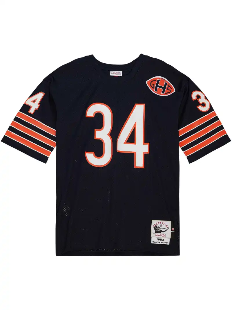 Men's Chicago Bears 1983 Walter Payton Mitchell & Ness Navy Authentic Throwback Retired Player Jersey