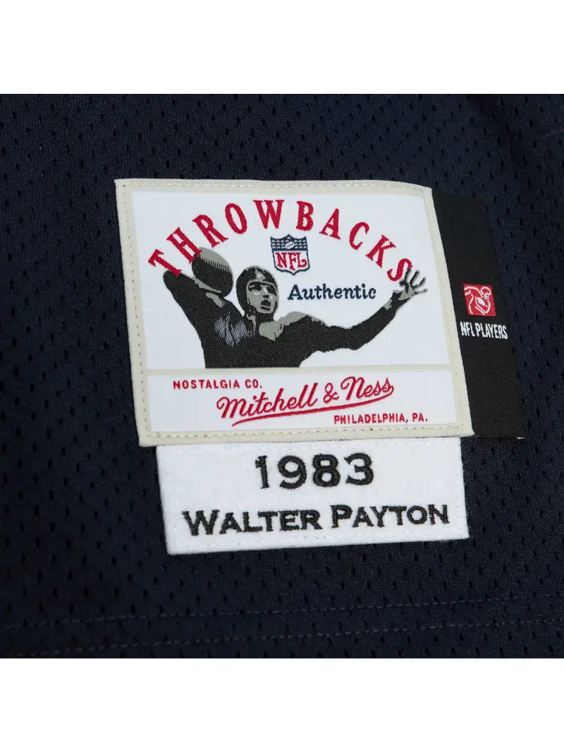 Men's Chicago Bears 1983 Walter Payton Mitchell & Ness Navy Authentic Throwback Retired Player Jersey