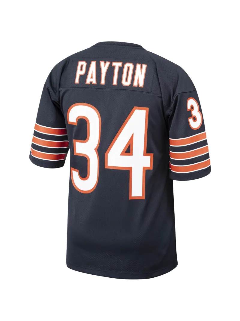 Men's Chicago Bears 1985 Walter Payton Mitchell & Ness Navy Authentic Throwback Retired Player Jersey