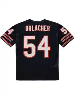 Men's Chicago Bears 2003 Brian Urlacher Mitchell & Ness Navy Authentic Throwback Retired Player Jersey
