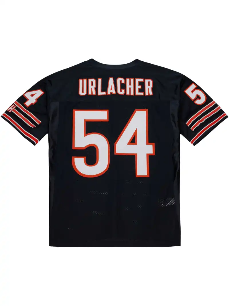 Men's Chicago Bears 2003 Brian Urlacher Mitchell & Ness Navy Authentic Throwback Retired Player Jersey