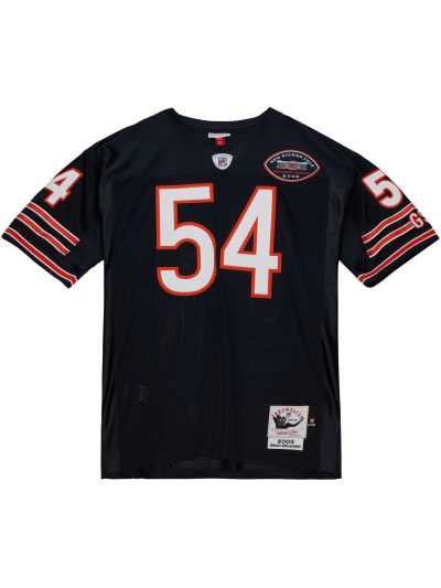 Men's Chicago Bears 2003 Brian Urlacher Mitchell & Ness Navy Authentic Throwback Retired Player Jersey 02