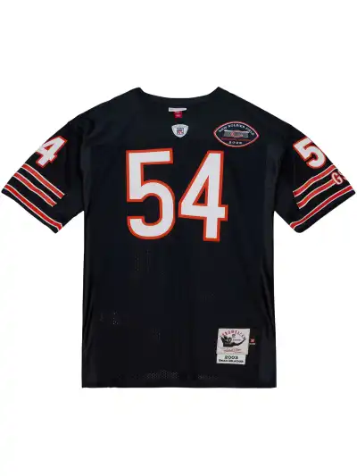 Men's Chicago Bears 2003 Brian Urlacher Mitchell & Ness Navy Authentic Throwback Retired Player Jersey 02