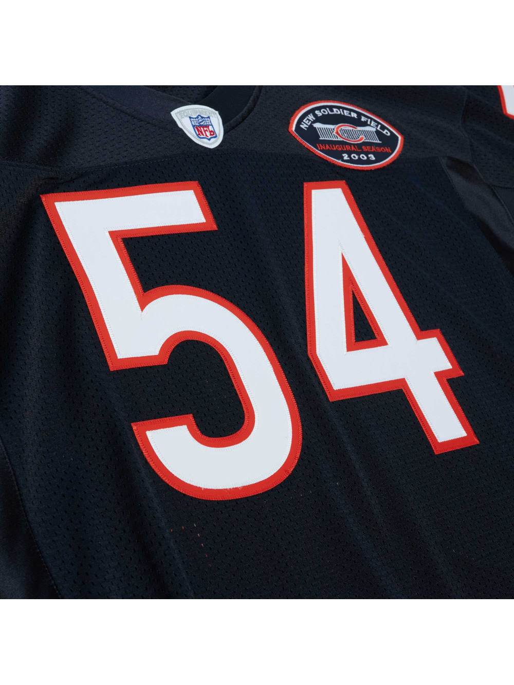 Men's Chicago Bears 2003 Brian Urlacher Mitchell & Ness Navy Authentic Throwback Retired Player Jersey