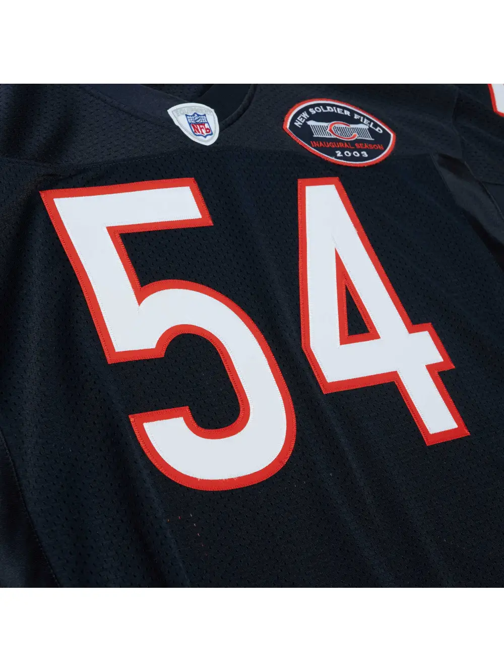 Men's Chicago Bears 2003 Brian Urlacher Mitchell & Ness Navy Authentic Throwback Retired Player Jersey
