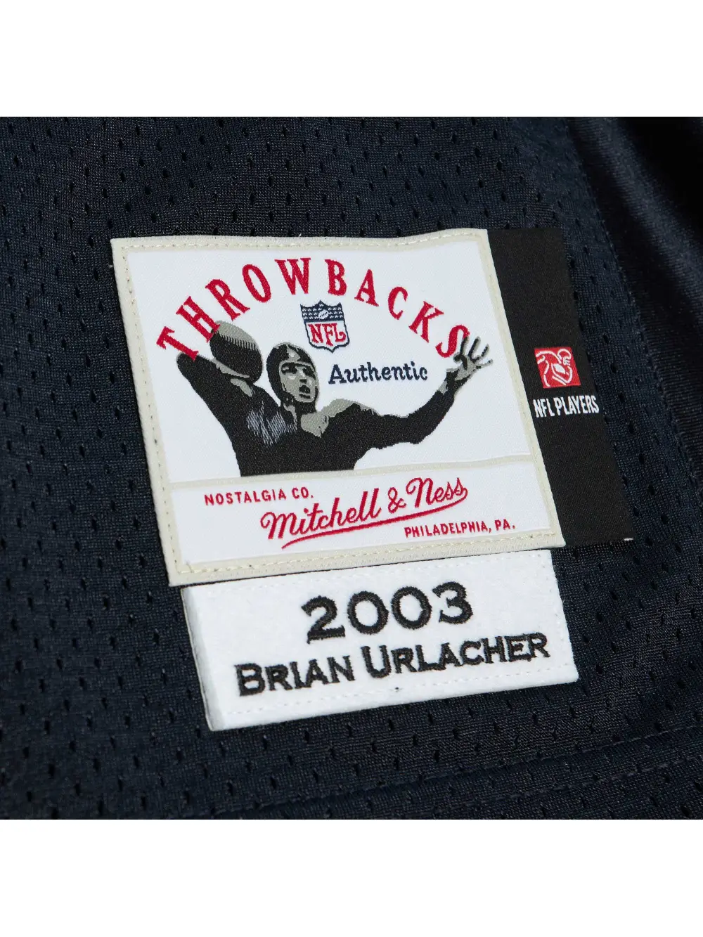 Men's Chicago Bears 2003 Brian Urlacher Mitchell & Ness Navy Authentic Throwback Retired Player Jersey