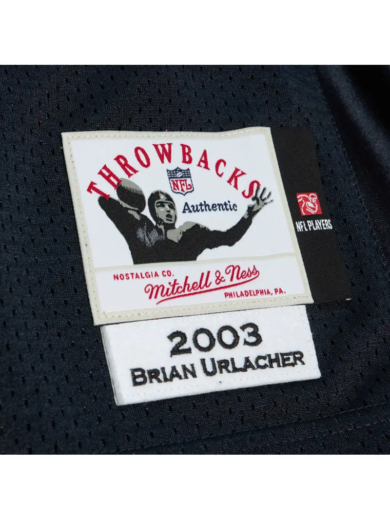 Men's Chicago Bears 2003 Brian Urlacher Mitchell & Ness Navy Authentic Throwback Retired Player Jersey